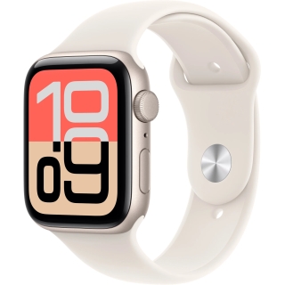 Apple Watch SE 3 40mm Hvězdně bílý hliník s hvězdně bílým sportovním řemínkem - M/L